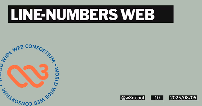 line-numbers Web组件